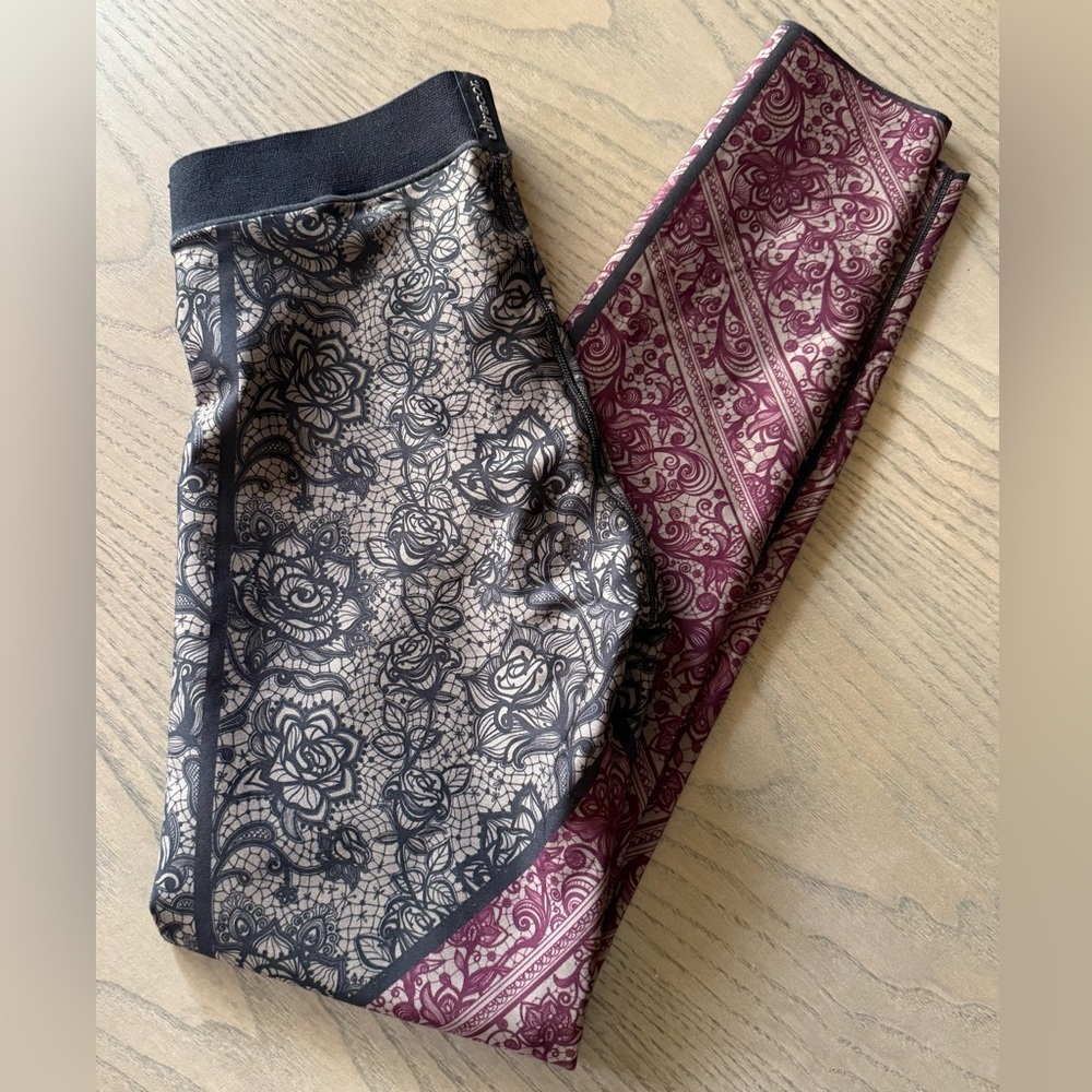 UltraCor floral design two toned Leggings | XS